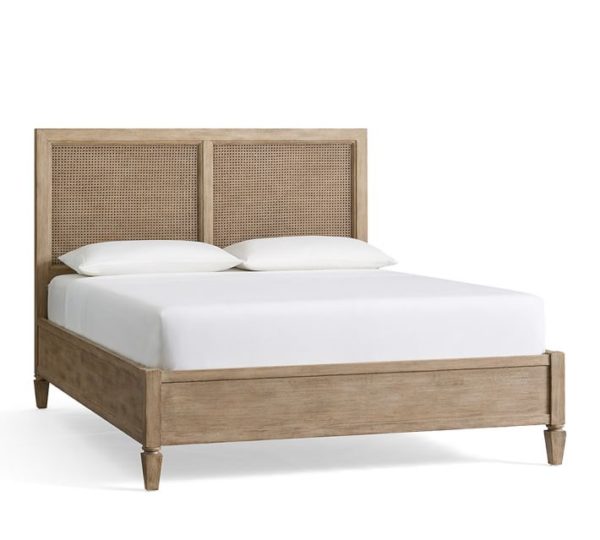 Дизайнерская двуспальная кровать из массива дуба, ясеня №19